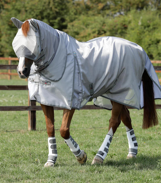 Super Lite Fly Rug with Surcingles - Silver